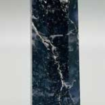 3-4 in. Iolite W Black Mica obelisk