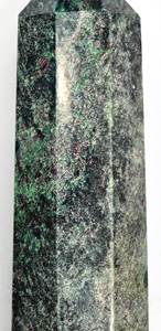 6 in. Ruby Zoisite W Mica obelisk