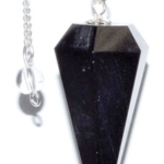 6-sided Black Tourmaline pendulum