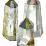 1 1/2  in. Angel Aura qtz point