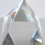 10cm Crystal  pyramid