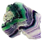 0.9-1.1lb Fluorite slices
