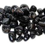 1 lb Onyx, Black tumbled stones