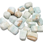 1 lb Calcite, Caribbean tumbled stones