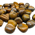 1 lb Jasper, Tiger tumbled stones