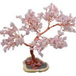 Rose Quartz gemstone tree