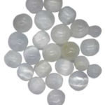 1 lb Selenite tumbled stones