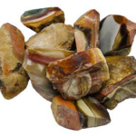 1 lb Jasper, Polychrome polished 1 side
