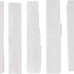 (set of 5) 4 in. Selenite mini sticks