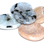 Moonstone worry stone