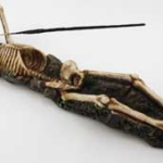 Skeleton incense holder