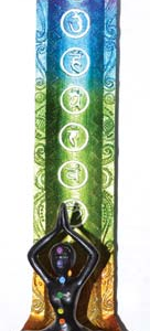 9 1/2 in. Goddess 7 Chakra burner