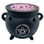3 1/4 in. Cauldron with Pentagram burner