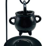 4 1/2 in. x 7 in. Hanging Metal cauldron or oil diffuser