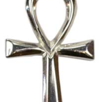 1 1/2 in. Ankh pendant sterling