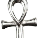 Ankh  sterling silver 1/2 in. x 5/8 in.