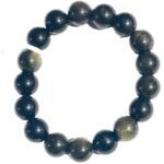 12mm Obsidian, Golsheen bracelet