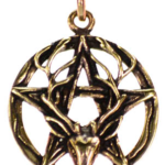 Pentagram Stag bronze