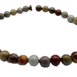 4mm Jasper, Ocean bracelet