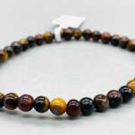 4mm Tiger Eye Tri Color bracelet