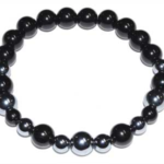 6mm Terahertz & Black Tourmaline bracelet
