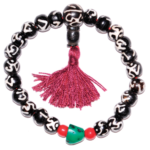 8mm Bone with Om bracelet