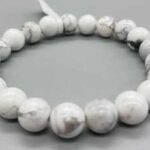 8mm Howlite bracelet