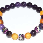 8mm Palo Santo Amethyst bracelet