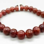 8mm Quartz, Strawberry bracelet