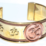 Om copper bracelet