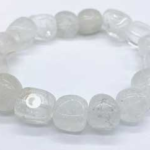 Quartz gemstone bracelet