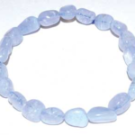 Agate, Blue Lace Nugget bracelet