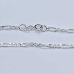 20 in. Sterling Figaro chain