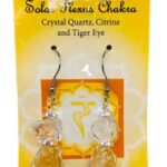 Solar Plexus chakra earrings