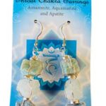 Throat chakra earrings