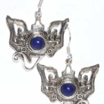 Ganesha lapis earrings