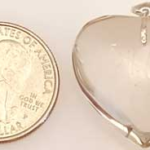 1 in. Citrine natural heart