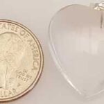 1 in. Quartz heart