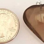 1 in. Smoky Quartz heart