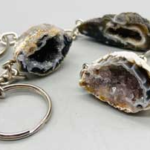 Geode keychain