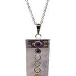 Rose Quartz Chakra necklace