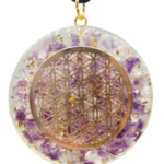 1 5/8 in. Orgone FOL Amethyst & Quartz