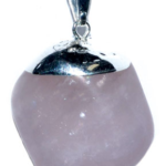 Rose Quartz tumbled pendant