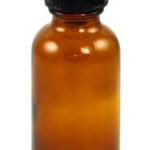 1oz Amber Bottle with Cap