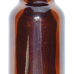 Amber Glass Bottle 1/2 oz
