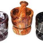 3 3/4 in. assorted mortar and pestle set