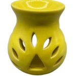4 in. Yellow Ceramic oil diffuser