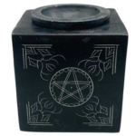 3 in. square Pentagram soapstone oil diffuser