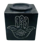 3 in. square Hand soapstone oil diffuser