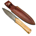 12 in. Flint Spear Damascus athame